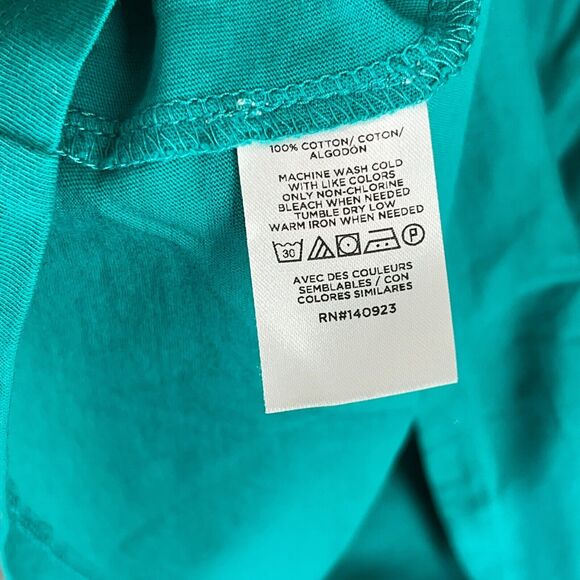 LOFT Shirt Womens M Blue Cutout Ruffle Flutter Sleeves Square Neck Wonderlust - Picture 4 of 8